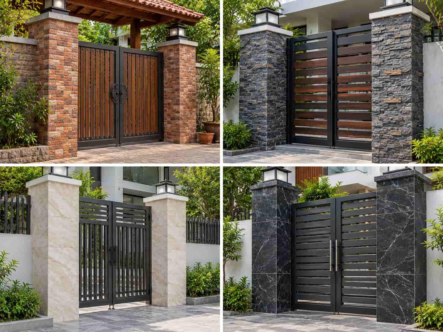 Top 20 Mẫu Gạch Ốp Trụ Cổng Đẹp, Hiện Đại 2026