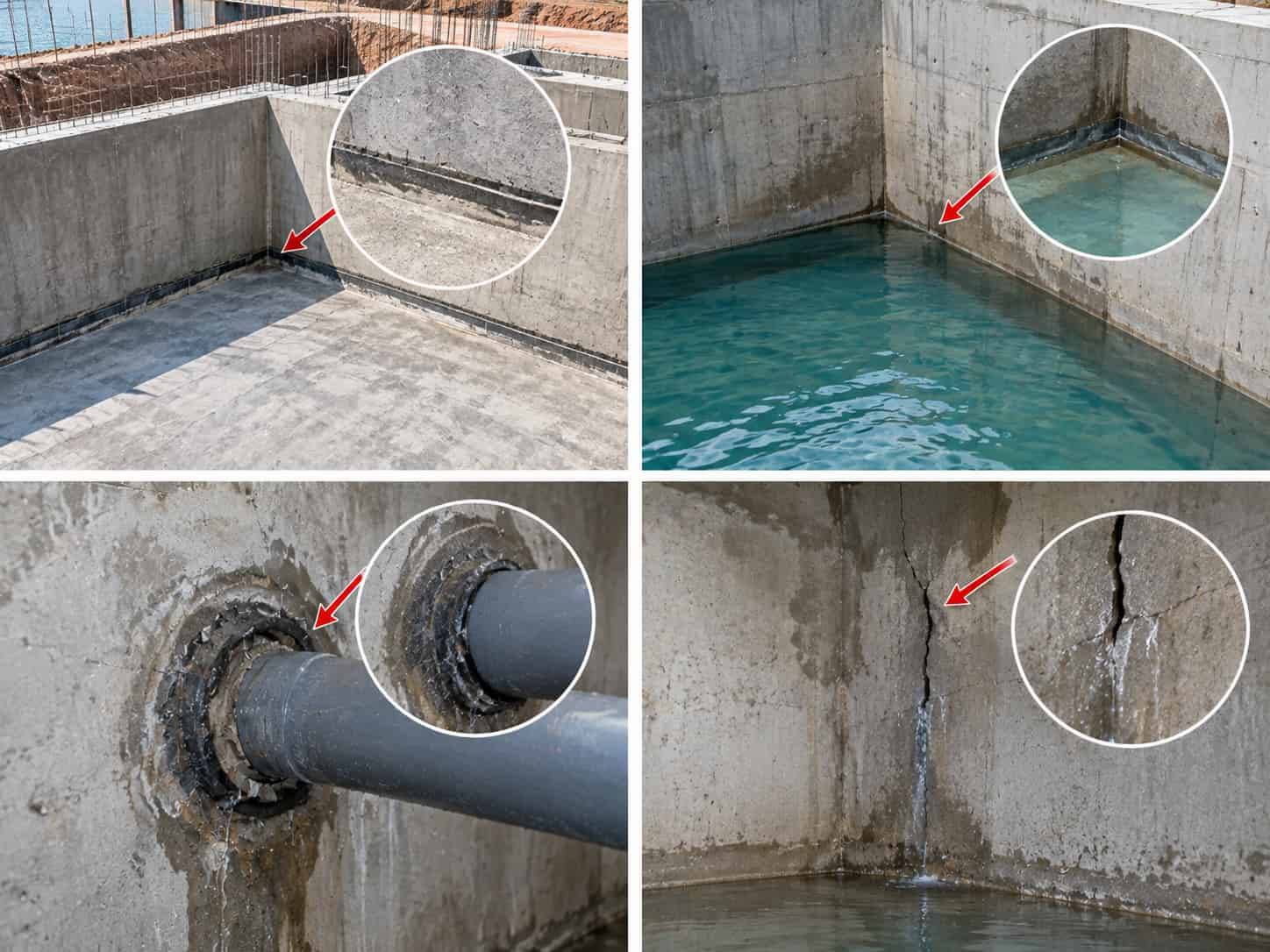 Chống Thấm Bể Nước Ngầm Đúng Kỹ Thuật, Hạn Chế Rò Rỉ