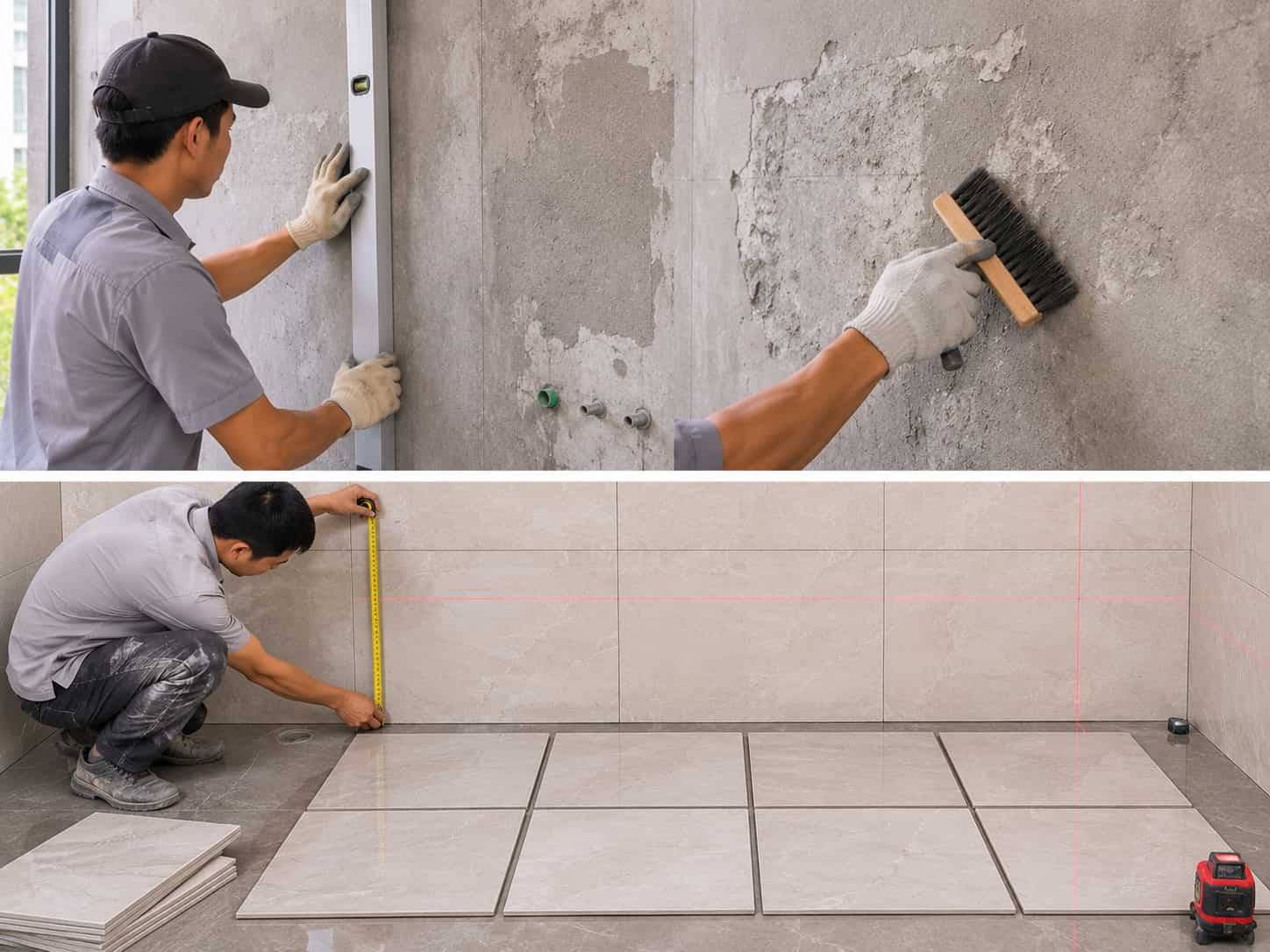 Cách ốp gạch tường đúng kỹ thuật, phẳng đẹp từ A–Z