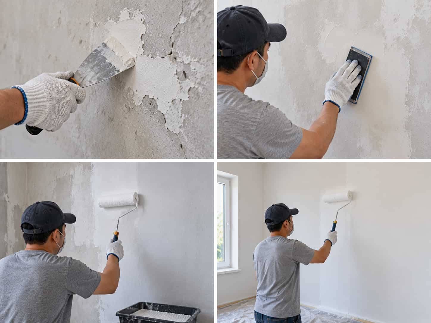 Cách tự sơn tường cũ theo 7 bước