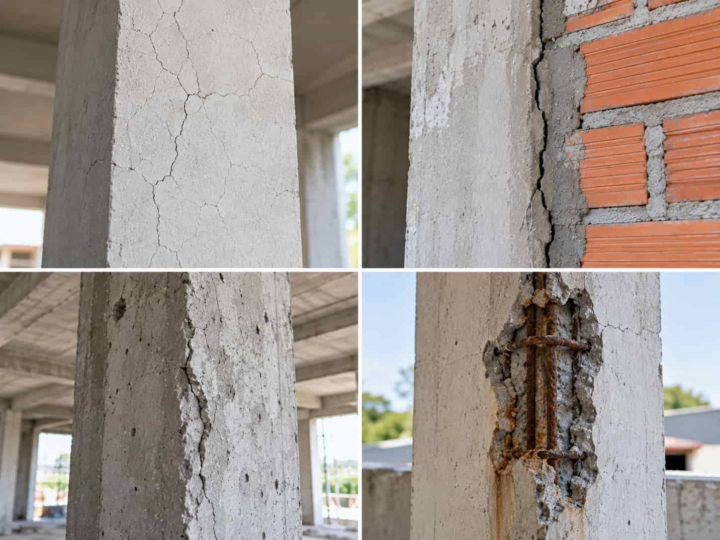 Nguyên nhân khiến cột nhà bị nứt