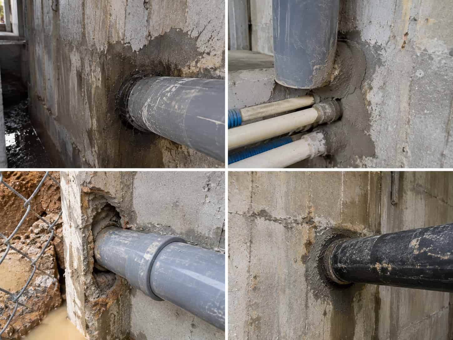 5 Bước Thi Công Chống Thấm Cổ Ống Xuyên Vách Hiệu Quả