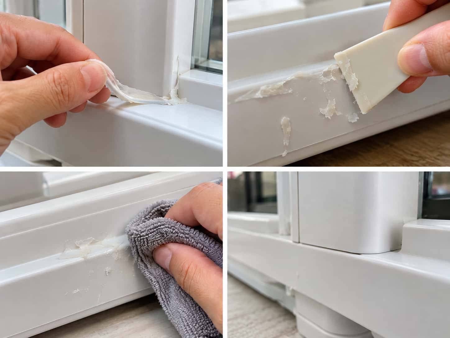 Cách tẩy keo silicon trên nhựa