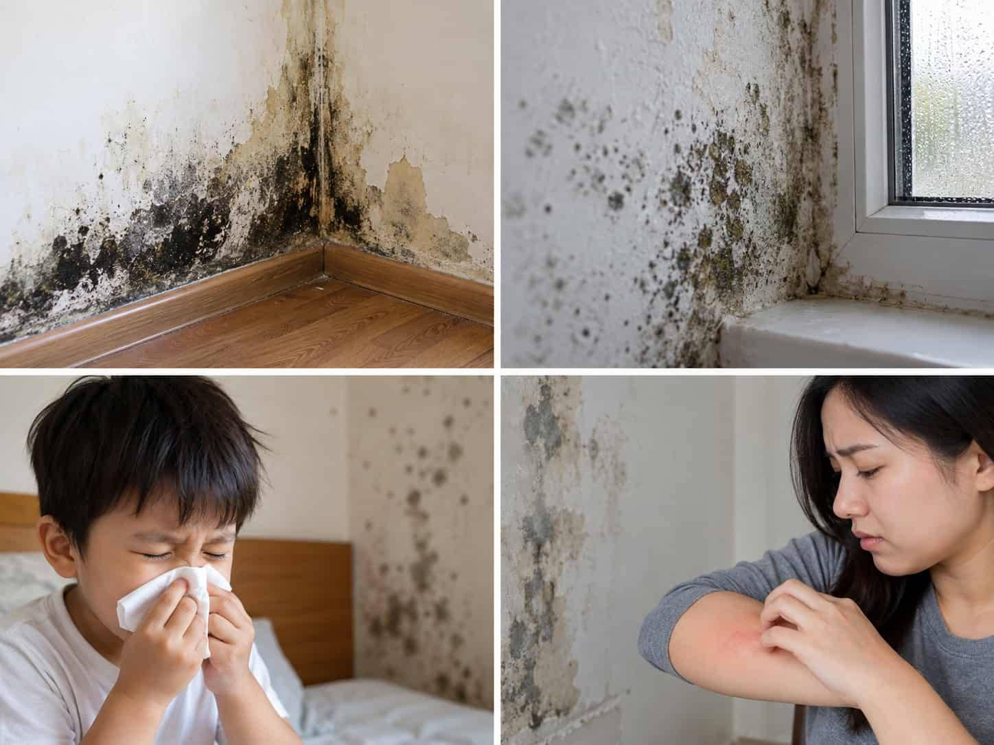 Mốc tường có độc không
