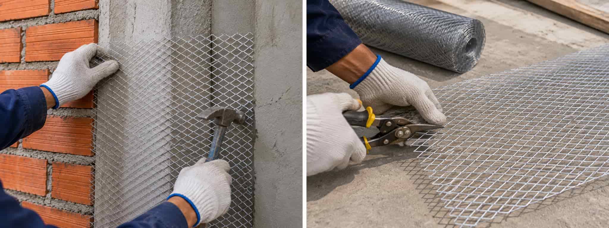 Cách Đóng Lưới Trát Tường Đúng Kỹ Thuật, Không Nứt