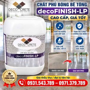 Chất phủ bóng sàn bê tông Decofinish - LP
