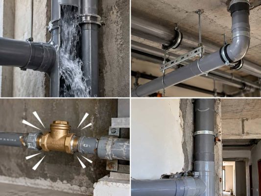 Nguyên nhân gây tiếng ồn ống thoát nước