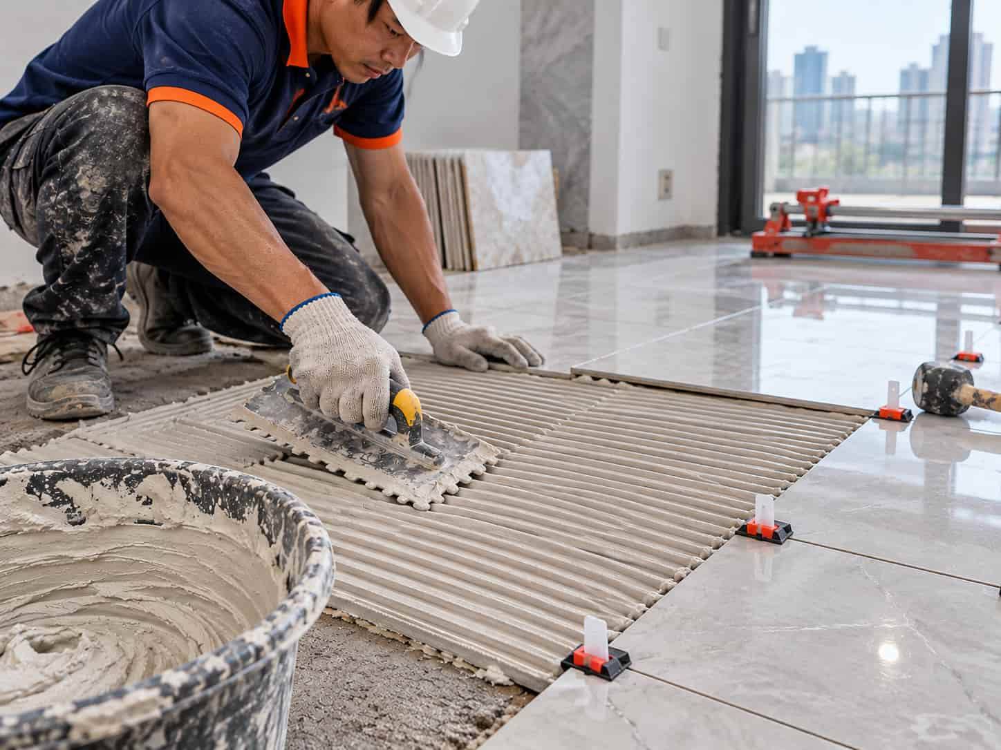 Định Mức Keo Dán Gạch Bao Nhiêu Kg/m²? Bảng Tính