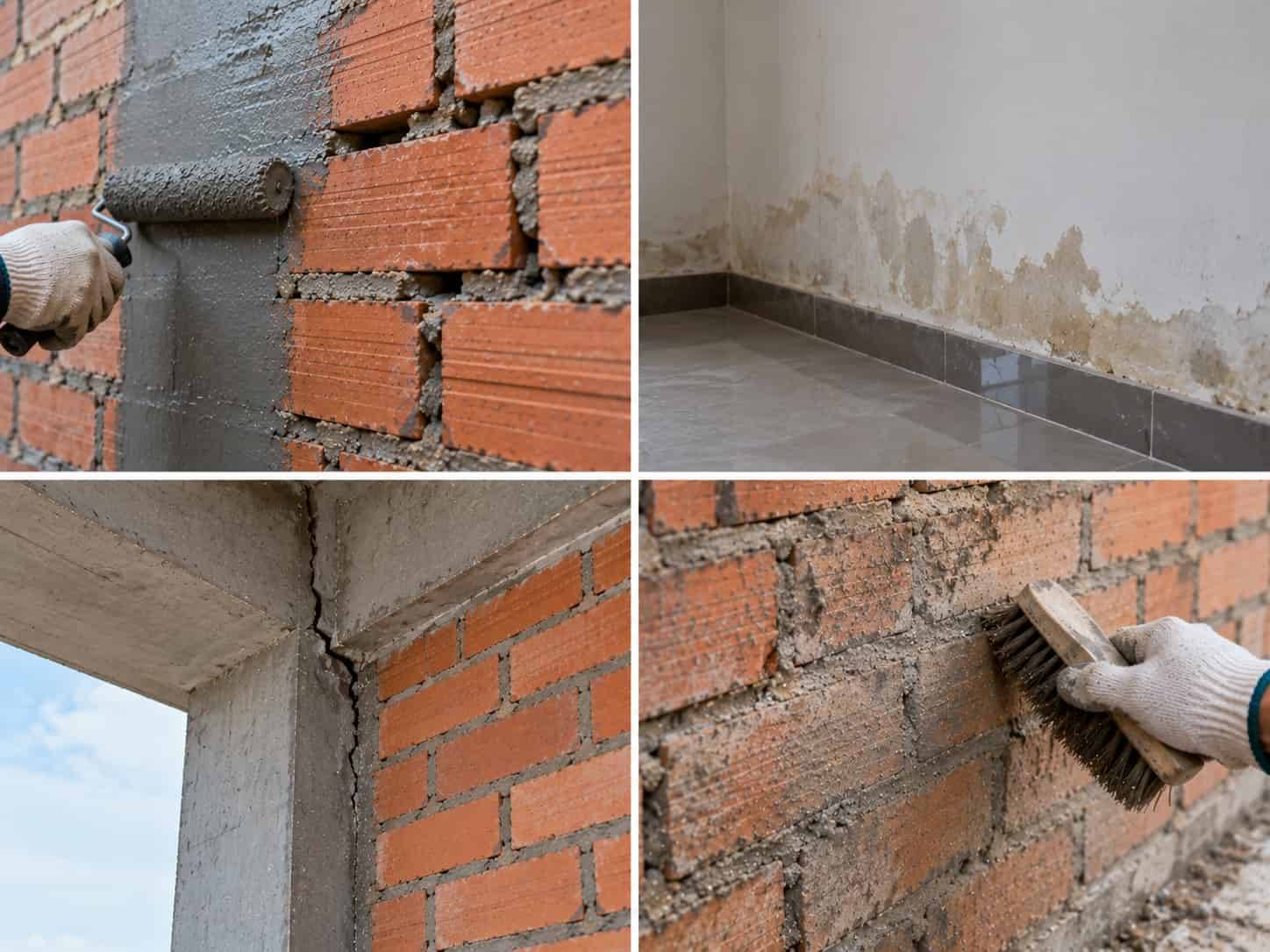 Chống Thấm Tường Không Trát Mặt Ngoài Đúng Cách