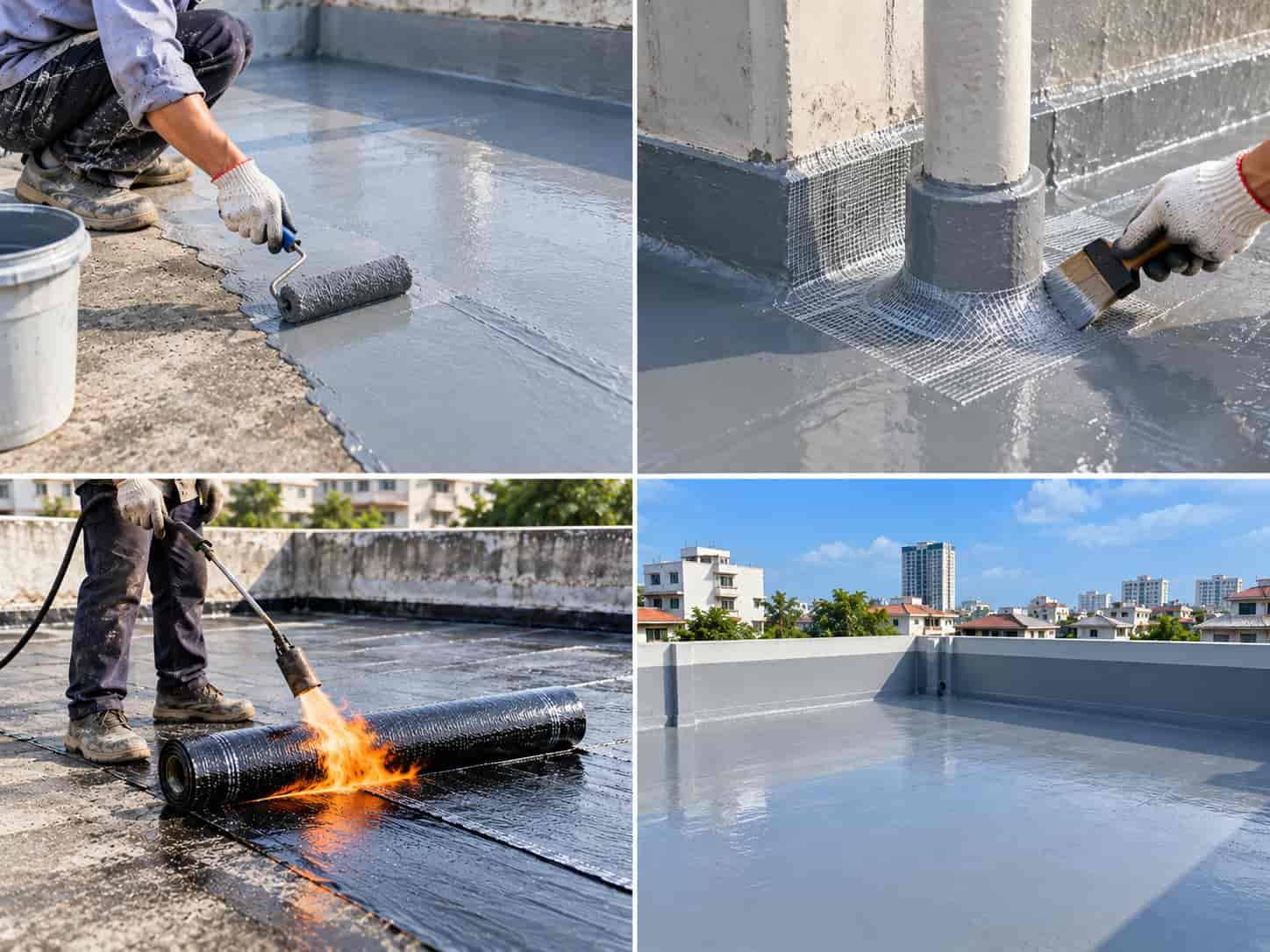 8 Bí Quyết Chống Thấm Lộ Thiên Hiệu Quả, Vật Liệu Nên Dùng