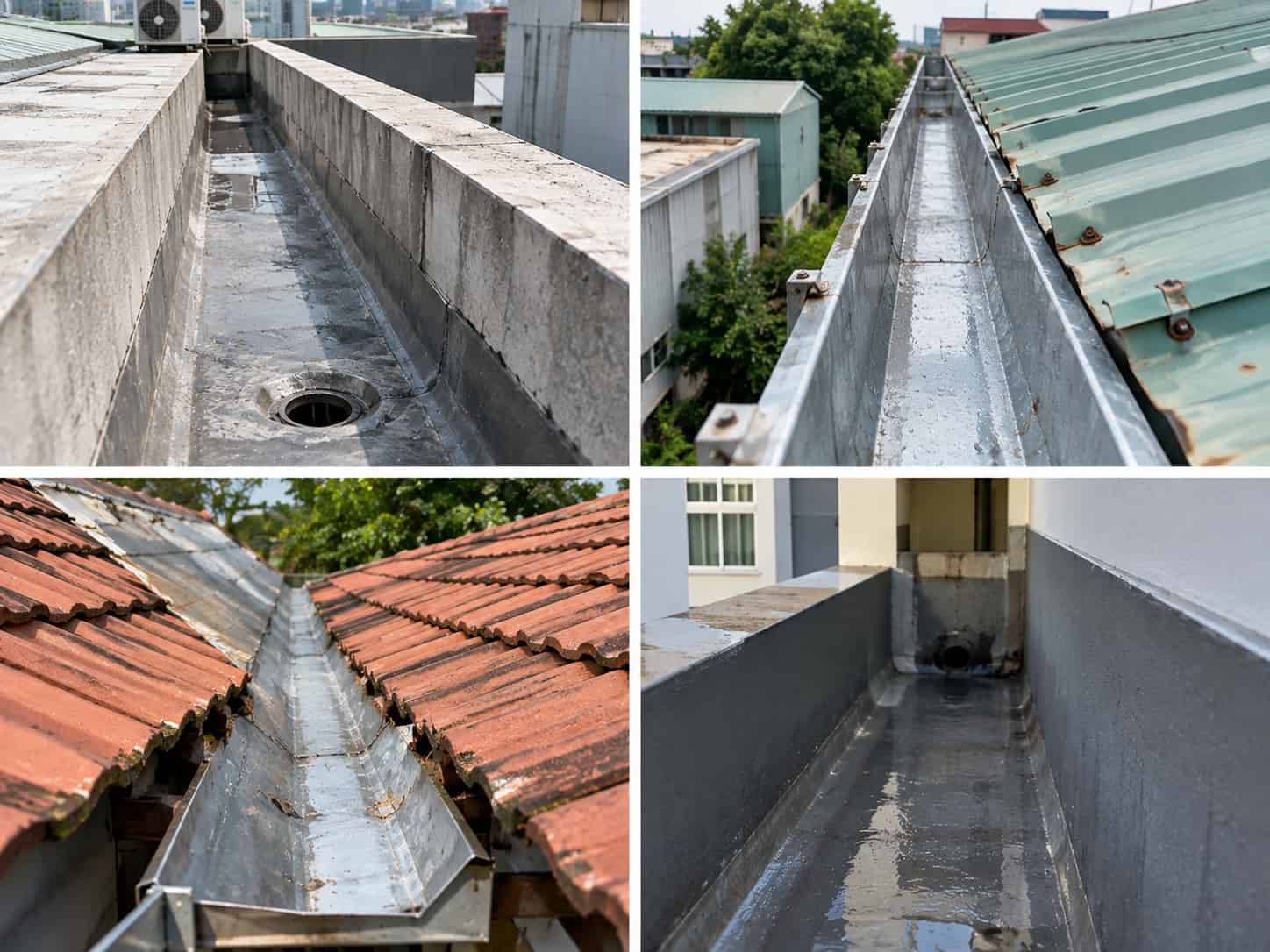 Các Loại Sê Nô: Sê Nô Bê Tông, Mái Tôn, Mái Ngói