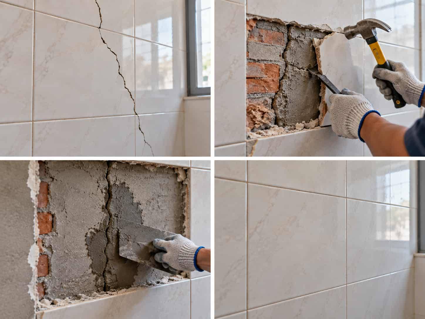 8 Nguyên Nhân Gạch Ốp Tường Bị Nứt, Cách Xử Lý Hiệu Quả