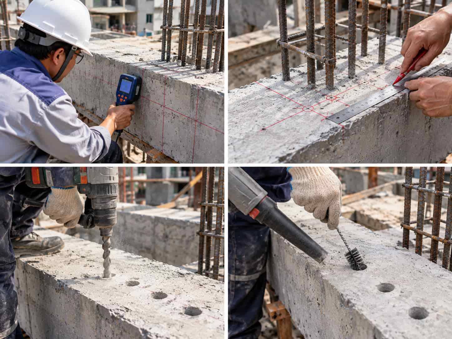 Cột Cấy Trên Dầm Là Gì? Cách Cấy Cột Trên Dầm Bê Tông
